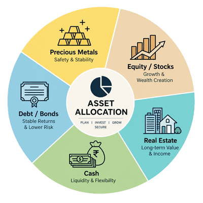 Asset Allocation Diagnostic Framework and Portfolio Mix Diagram